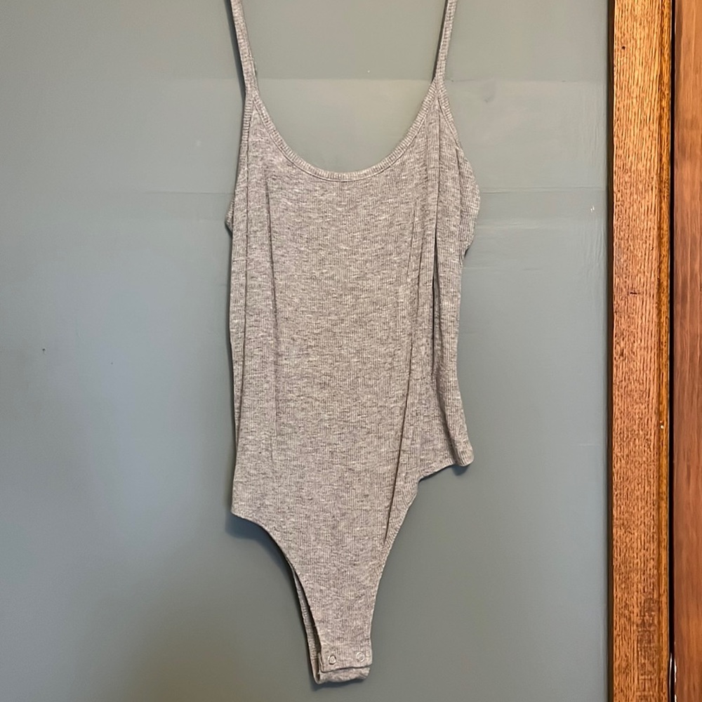 Heather Gray Bodysuit